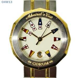 O4W13 腕時計 CORUM コルム Admirals Cup V-52 クォーツ 不動 60サイズ