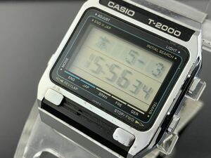 [A1306]1円～☆メンズ腕時計 デジタル CASIO カシオ T-2000 動作品