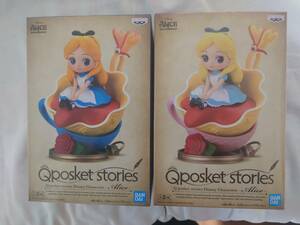 Qposket Stories Disney ディズニー Alice アリス 全2種セット 新品未開封