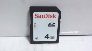 ★動作確認済み★SanDisk SDHCカード 4GB CLASS4 保証