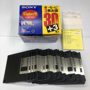 SONY PC98用 3.5型 フロッピーディスク 24枚セット MS-DOS 1024-8 フォーマット済み 2HD 24051402