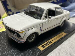 1/18 anson アンソン BMW 2002 ターボ　 turbo ホワイト　難あり