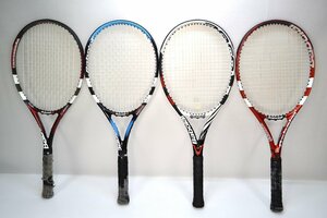 （ジャンク）BabolaT バボラ 硬式テニスラケット ４本 グリップ劣化あり ガット現状（柏）