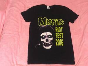 MISFITS ミスフィッツ Tシャツ S ロックT ツアーT バンドT Samhain Danzig Riot Fest