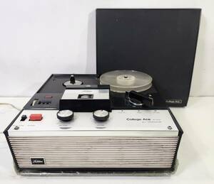 □[昭和レトロ 当時もの] 東芝 テープレコーダー College Ace GT-630 オープンリールテープレコーダー