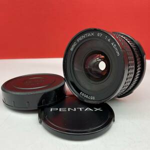 □ PENTAX smc PENTAX 67 45mm F4 中判 カメラレンズ ペンタックス