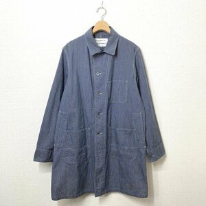 【定価3.7万円】MOUNTAIN RESEARCH マウンテンリサーチ C.P. Coat ヒッコリー ショップコート M インディゴ ストライプ