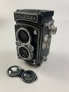 1000円~■★動作未確認★ROLLEIFLEX ローライフレックス 二眼レフカメラ 二眼カメラ Tessar 1:3.5 f=75mm★okoy2629674-334★t9121