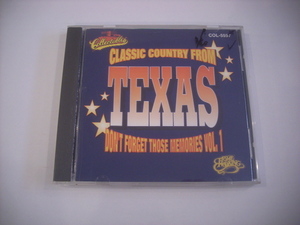 ●CD　JIM REEVES WILLIE NELSON FLOYD TILLMAN / CLASSIC COUNTRY FROM TEXAS DON