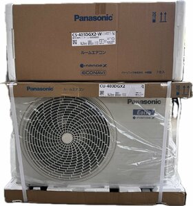 1円★新品未使用品　Panasonic(パナソニック) エアコン エオリア主に14畳用 CS-403DGX2-W　送料無料【4549980691519】