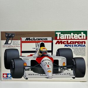 未組立 TAMIYA Tamtech 1/14 McLaren MP4/6 HONDA タミヤ タムテックRCシリーズ マクラーレン ホンダ F1 GP ラジコン ミニカー A.セナ