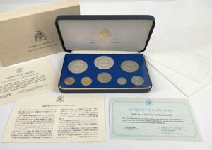 BARBADOS PROOF SET　1976年版バルバトス プルーフ コイン セット　ケース付き　u220