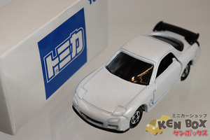 TOMICA トミカ 04 MAZDA マツダ RX-7 パール白 トミカ缶 中国製 現状渡し