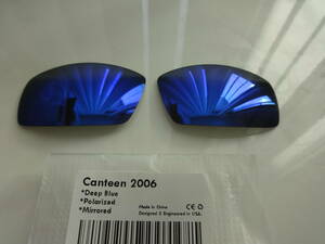 ★ オークリー Canteen キャンテーン 2006用 カスタム偏光 レンズ DEEP BLUE Color　POLARIZED　カンティーン