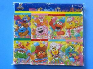 【廃番】 USJ 限定★セサミストリート/メモ 8冊 セット/15周年 RE-BoooooRN! 2016年★送料310円～