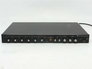中古　TOA Stereo Mixer M-243 ステレオミキサー　　 通電のみ確認済み　　ジャンク　送料無料