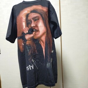 ファッション 男女兼用 XJAPANのTシャツ TOSHI 新品未使用 Lサイズ 黒