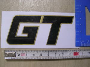 GT　ステッカー　デカール　黒キンフチ　ヤマハ　スズキ　ミニトレ　50　80　125　250　380