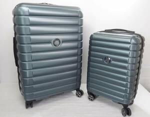 A0103 DELSEY PARIS スーツケース 2個セット (23インチ & 30インチ) グリーン 2622194