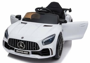 電動乗用ラジコン ベンツ AMG GT R ［ホワイト］ 【本州・四国は送料無料！】 電動ラジコンカー 乗用玩具 子供 プレゼント 2～8才 【288】