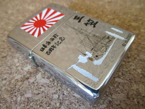 ZIPPO 『日本海海戦 百周年記念 三笠 日露戦争』2004年3月製造 東郷平八郎 連合艦隊 バルチック艦隊 オイルライター ジッポー 廃版激レア