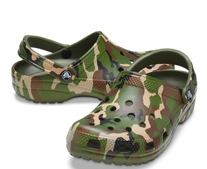 CROCS Classic Printed Camo Clog Army GreenｘMulti グリーン系　カモフラ　迷彩　26cm