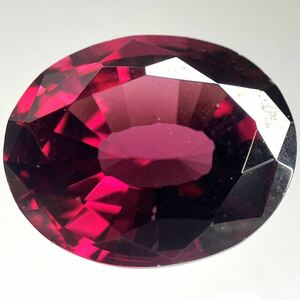 4ctUP!!☆天然ロードライトガーネット4.320ct☆M 約11.0×8.9mm ルース 裸石 garnet ソーティング付き 宝石 ジュエリー 