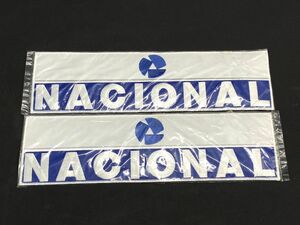 【E479】新品 未開封 アイルトン・セナ NACIONAL ナショナル ワッペン 2点セット 30.5cm×8.2cm/パッチ F1 レーシング ドライバー F1 b