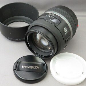 MINOLTAミノルタ　AF100mmF2.8SOFT　★NO.5158　ソニーSONY Ａマウント