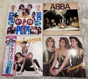 レコード　LP Arabesque VIP-4145 everybody likes/ VIP-28019 グレイテスト・ヒッツ/VIP-28024 BILLY’S BARBEQUE/ABBA DSP-5107 mix 