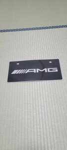 メルセデスベンツ 　AMG　ディーラー 新車展示用　 非売品 　ナンバープレート　 マスコットプレート 