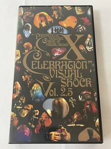 X JAPAN Ｘ VISUAL SHOCK Vol.2.5 CELEBRATION VHS ビデオ 美品