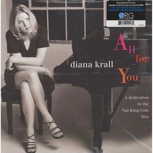 Diana Krall - All For You (A Dedication To The Nat King Cole Trio) 限定リマスター再発45回転二枚組Audiophileアナログ・レコード