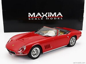 Maxima 1/18 ミニカー レジン プロポーションモデル 1965年モデル フェラーリ Ferrari 250 GT NEMBO SPIDER Chassis #1777GT 1965 レッド