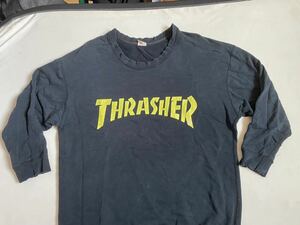 セール即決1円　スラッシャー 別注RODEO CROWNS THRASHER ロデオクラウンズ トレーナー スウェット プルオーバー クルーネック プリント