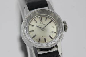 OMEGA オメガ 手巻き カットガラス レディース腕時計