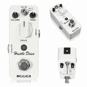 最落無し! Mooer Hustle Drive / a44894　「あの」白い人気ドライブサウンドをミニサイズで！　1円