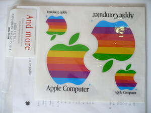 Macintosh★Apple★虹色リンゴステッカーApple Care★未開封品