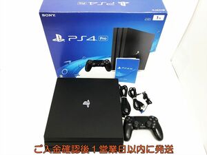 【1円】PS4Pro 本体 セット 1TB ブラック 7.51 SONY PlayStation4 CUH-7000B 初期化/動作確認済 M01-539yy/G4