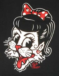 ★ラッキー13 Tシャツ LUCKY13 Miss Alley Ladys-S! stray cats 50s