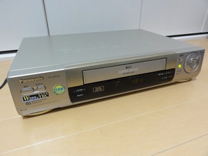 ★再生OK★Panasonic パナソニック NV-SB606 S-VHSビデオデッキ TBC 3次元DNR搭載 美品 送料無料 