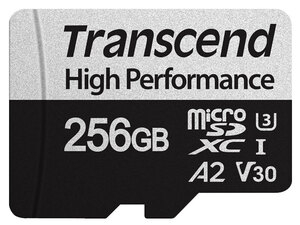 新品 １円～!! Transcend High Performance microSDXC 256GB SDカードアダプター付 トラセンド ハイパフォーマンス