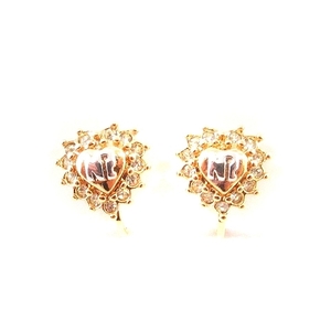 ニナリッチ NINA RICCI イヤリング ピアス クリップ ライトストーン ゴールドカラー アクセサリー ■GY14 レディース