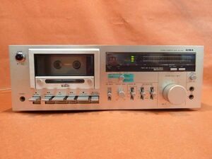 d★717 AIWA アイワ STEREO CASSETTE DECK AD-L400 Size:約 幅42×高さ11×奥行25.5ｃｍ☆動作確認OK☆/140