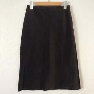 FRAGILE 38 フラジール スカート ひざ丈スカート ベロアスカート Skirt Medium Skirt 茶 / ブラウン / 10035433