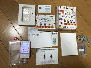 送料込 キッズフォン Softobank ソフトバンク ZESBE2 キッズ携帯 本体 ピンク 初期化、動作確認済