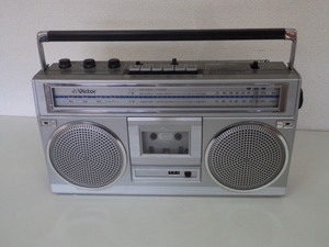Victor　レトロ　ステレオラジオカセットレコーダー　RC-555　ジャンク