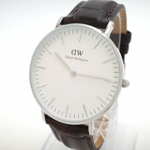 2558〇/ダニエル・ウェリントン 腕時計 クラシック ヨーク DW00100055 カーフレザーベルト メンズ レディース ブラウン【0304】