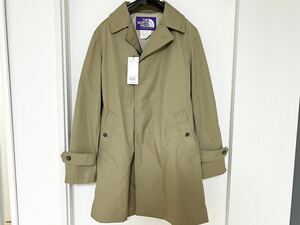 ★新品正規品　BEAMS別注 THE NORTH FACE PURPLE LABEL ステンカラーコート ベージュ　Sサイズ　ノースフェイスパープルレーベル ★