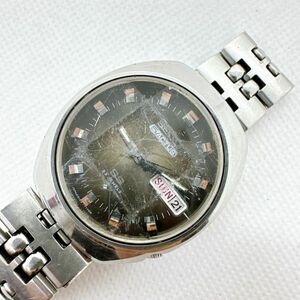 A2404-15-7 １円スタート 自動巻き　稼働品　良品　SEIKO5actus　SS　セイコー5アクタス　ダイヤカット　23石　メンズ腕時計　　